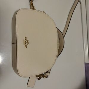 Mini Serena Coach White Crossbody Bag RELIST